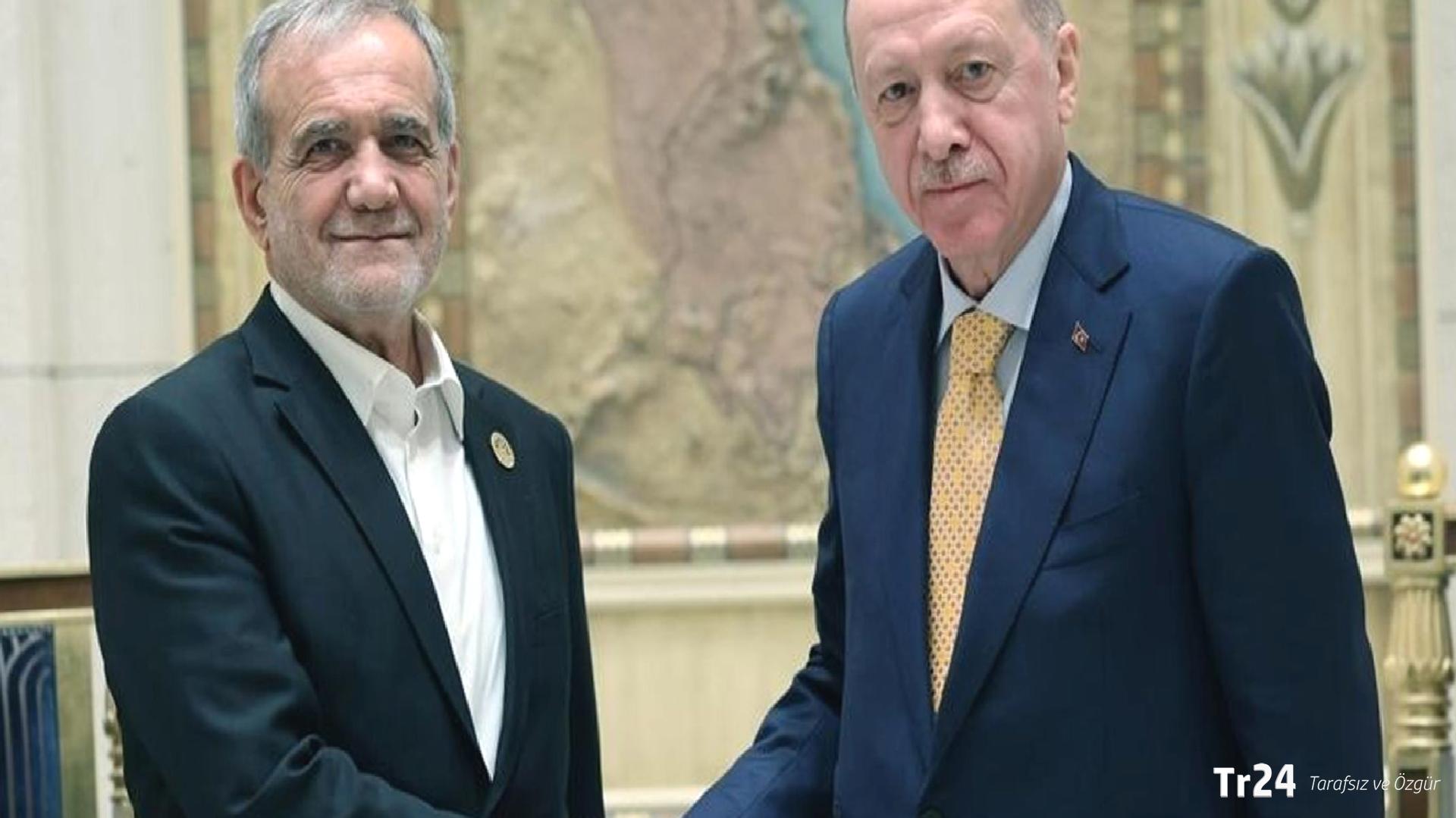 Erdoğan-Pezeşkiyan görüşmesi: İran halkının bu zorlu zamanları aşacağına inanıyorum