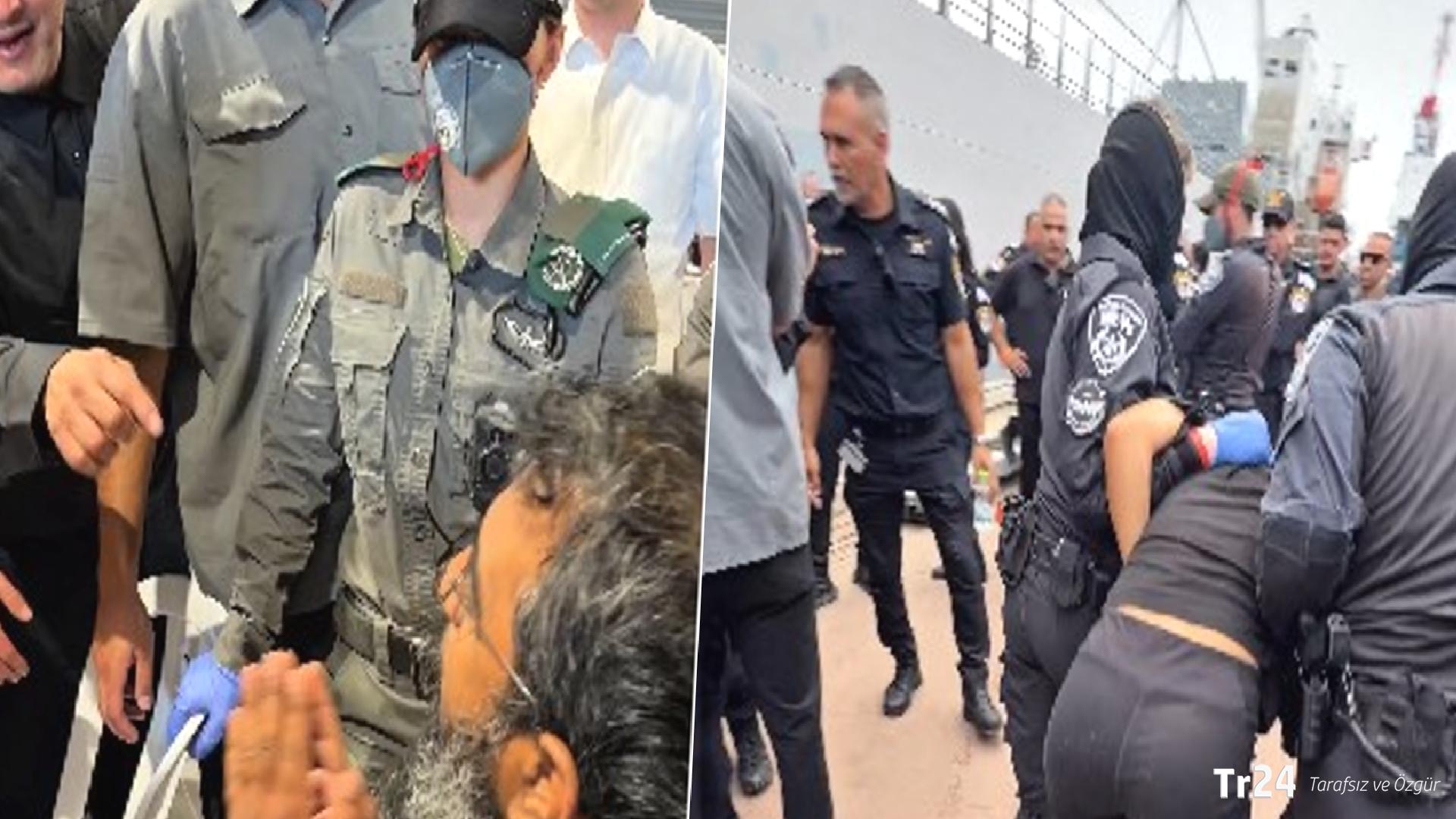 İsrailli Bakan Ben-Gvir, alıkonulan Sumud Filosu aktivistlerinin bulunduğu limandan paylaşım yaptı