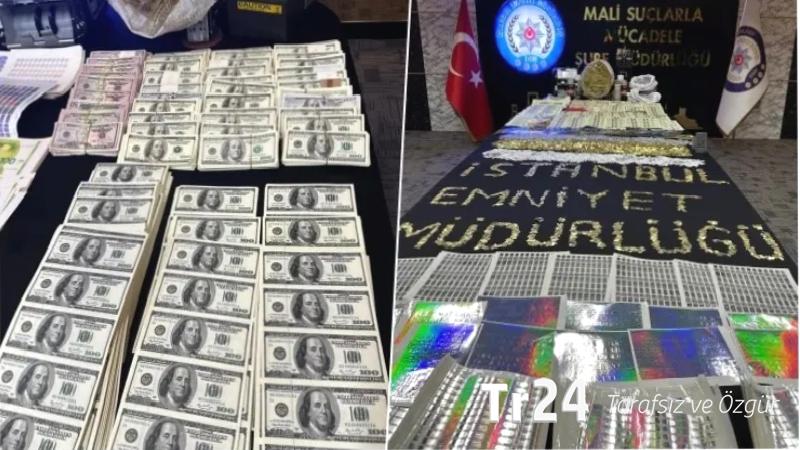İstanbul’da sahte 21 kilo altın ve 660 bin dolar bulundu: İki kişi gözaltına alındı