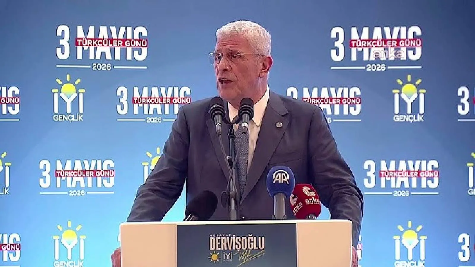 İyi Parti lideri Dervişoğlu’ndan 3 Mayıs çıkışı: Muhtaçken terörü kutsayan bir iktidar anlayışıyla karşı karşıyayız