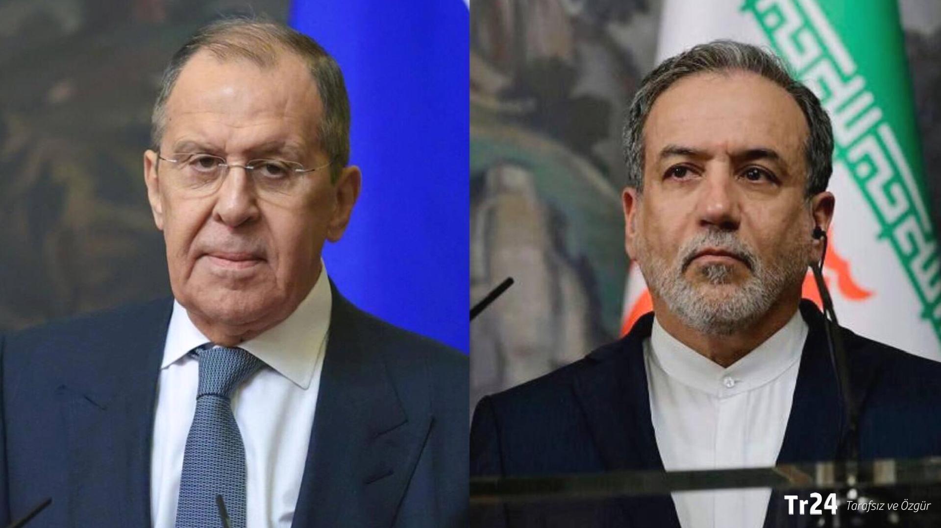 Lavrov ve Arakçi telefonda görüştü