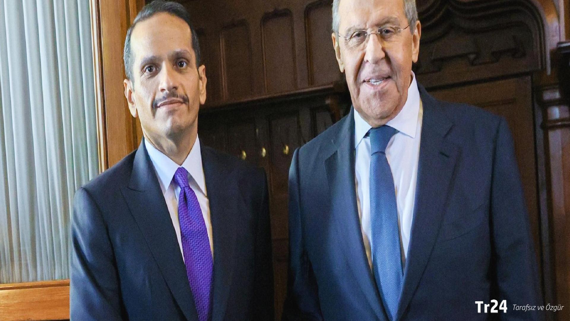 Lavrov ve Katar Dışişleri Bakanı: Hürmüz krizinde güç kullanımı kabul edilemez