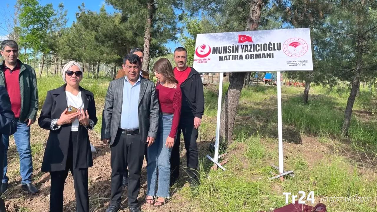 Muhsin Yazıcıoğlu anısına Diyarbakır’da hatıra ormanı