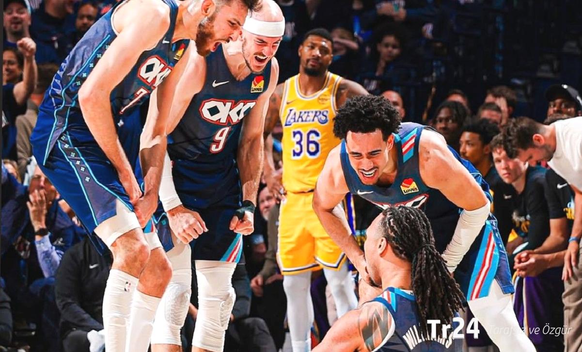 NBA play-off’larında Thunder, Lakers’ı yenerek seriyi 2-0 yaptı