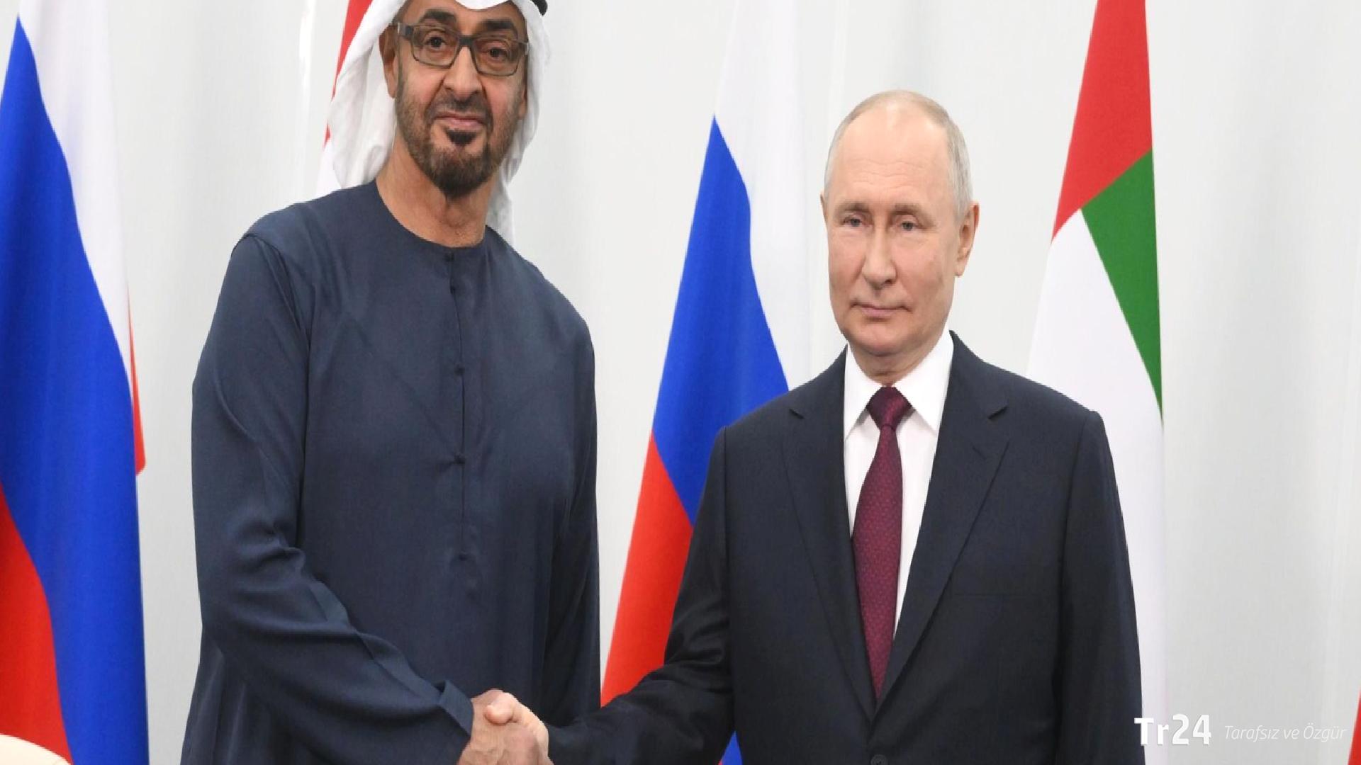 Putin ve Al Nahyan Ortadoğu ve İran çevresindeki durumu görüştü