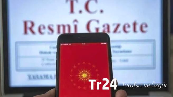 Resmî Gazete’de bugün (24 Mayıs 2026 Resmî Gazete kararları)