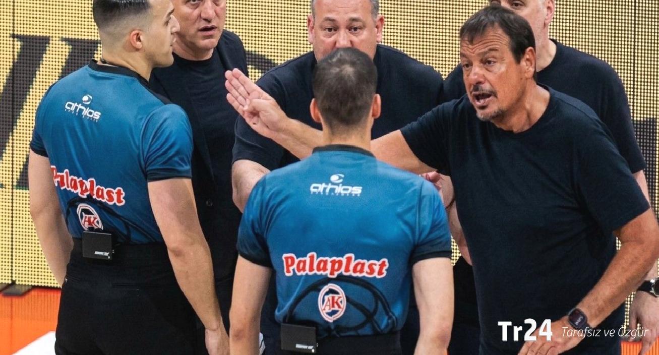 Ergin Ataman çılgına döndü, oyundan atıldı