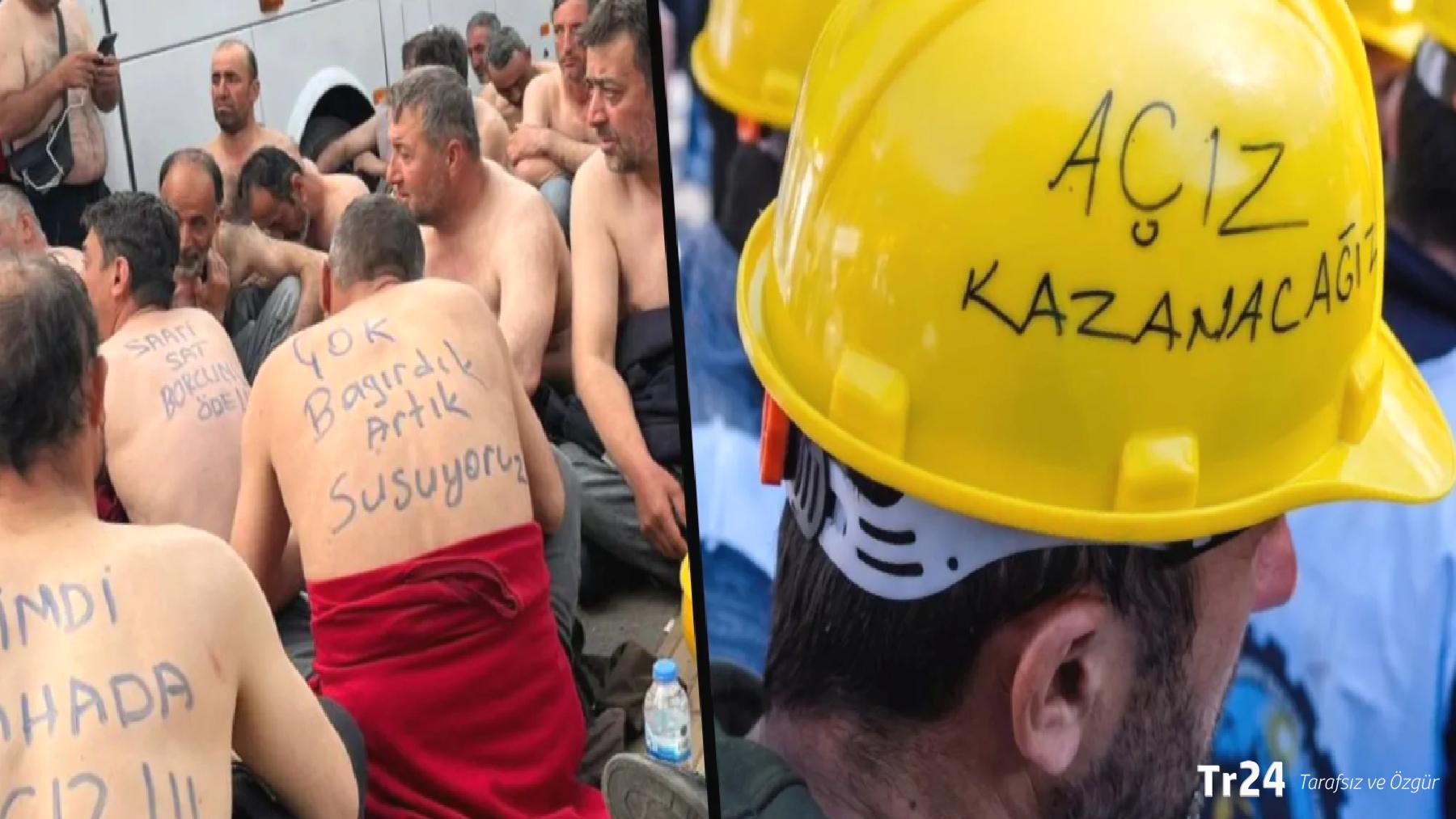 Haklarını alamayan maden işçileri tekrar direnişe geçmişti: “Ödemeler için Yıldızlar Holding’e bakan yardımcısının aracılığıyla kredi verildi” iddiası