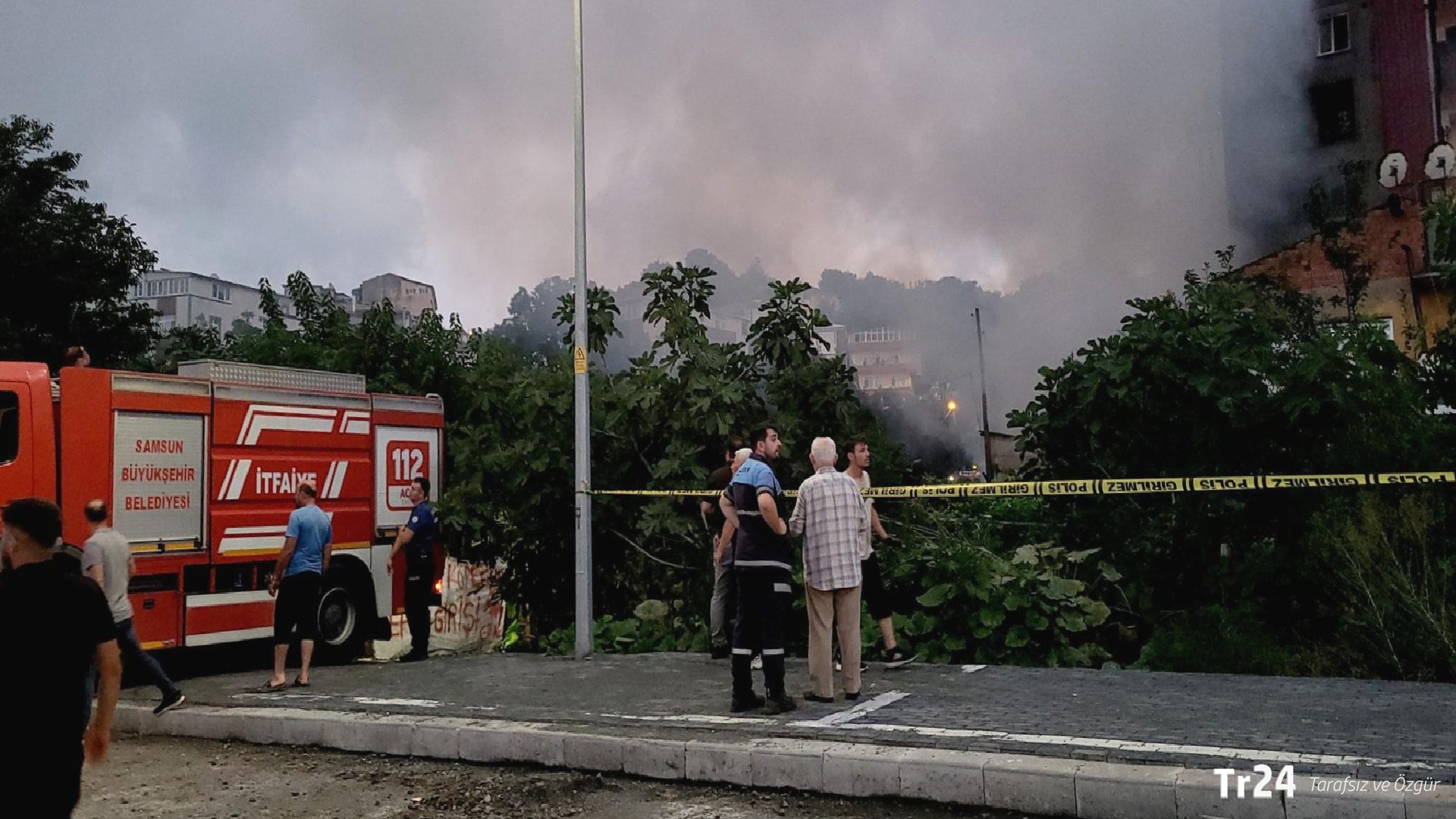 Samsun’da tüp deposunda yangın: Peş peşe patlamalar yaşandı